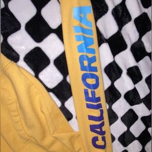 Yellow Hollister hoodie